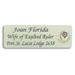Gold or Silver Ladies Badge
