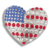 Genuine Austrian Crystal Heart Pin