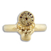Elks Emblem Toe Ring Silver