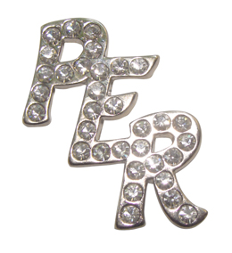 Rhinestone P.E.R. Pin