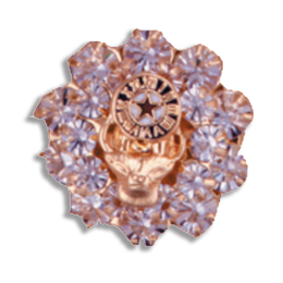 Clear Rhinestone Brooch