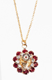 Red Rhinestone Necklace