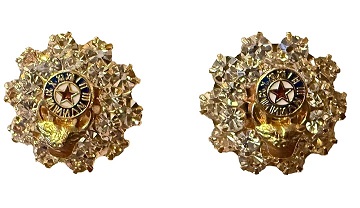 Clear Rhinestone Earrings