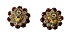 Red Rhinestone Earrings