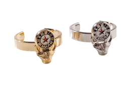Elks Emblem Toe Ring Silver