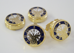 Elk Button Covers (set of four or five)