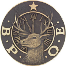 Five Inch Cast Bronze Elk Grave Marker