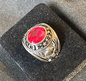 Elks Ring- Sterling Silver