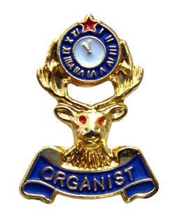 Organist Lapel Pin