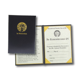 Memorial Remembrance Book