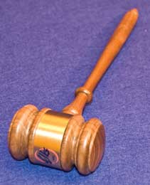 10 1/2  Walnut Gavel