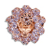 Clear Rhinestone Brooch
