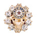 Rhinestone Elk Badge Emblem