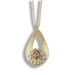 Elks Gold Tear Drop Necklace